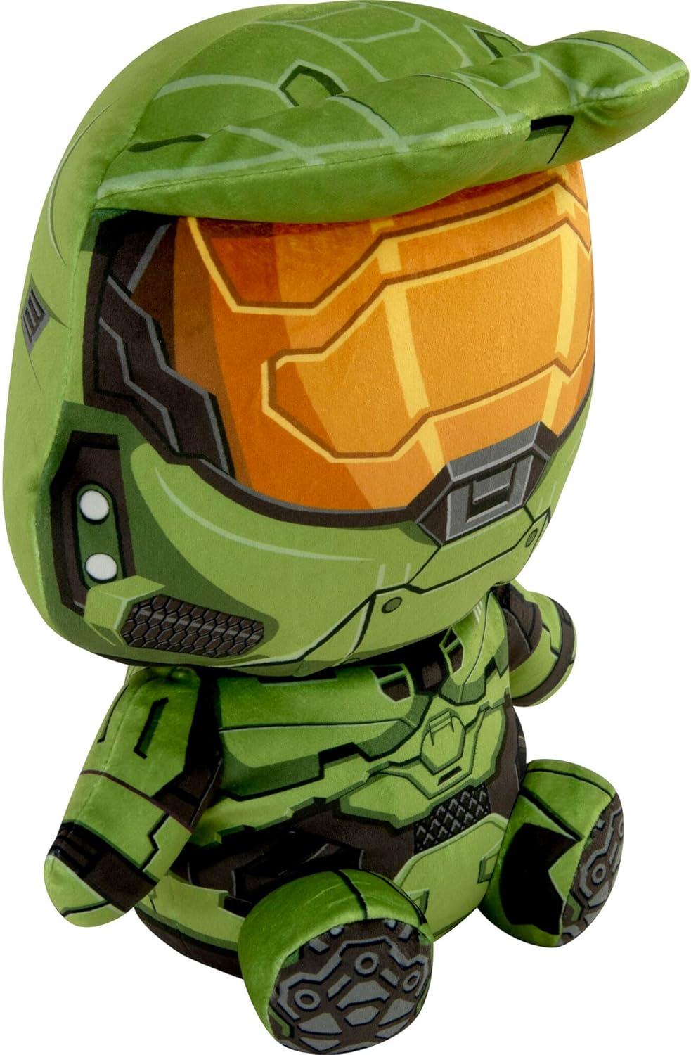 Club Mocchi Mocchi Halo Master Chief Mega - Juguete de Peluche de 15 Pulgadas - Juguetes coleccionables de Halo - Juguetes de héroes con Licencia Oficial - Escritorio Buddy Action Figuras - Juguetes