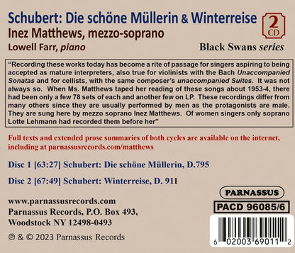 Franz Schubert: Die schöne Müllerin D 795, Winterreise D 911