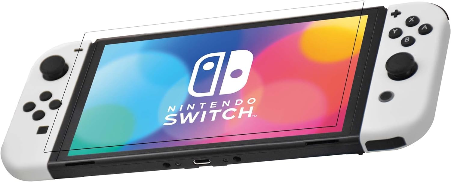 HORI Premium Anti-Glare Screen Protective Filter for Nintendo Switch (OLED Model) - Officially Licensed by Nintendo Switch OLED (Anti-Glare