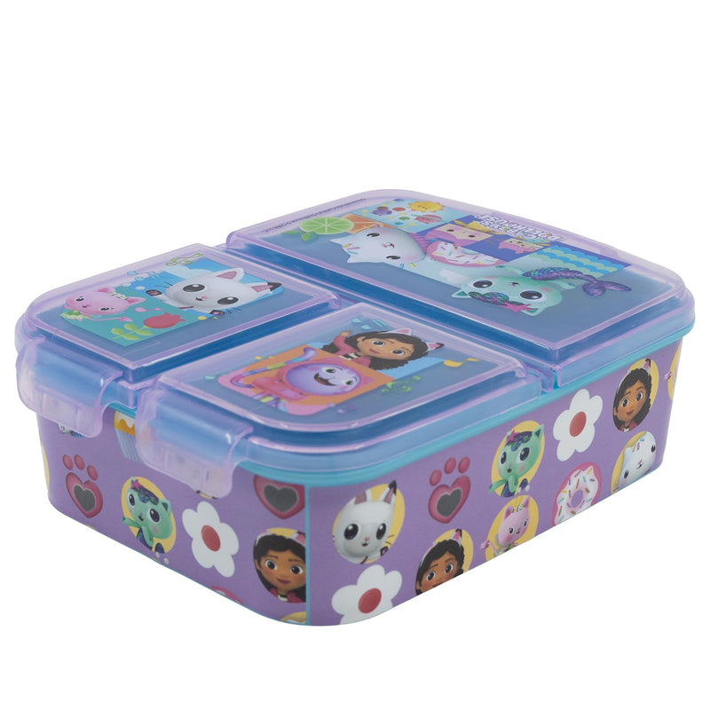 Stor - Multi Compartment Sandwich Box - Gabby`S Dollhouse (088808735-21220)