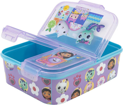 Stor - Multi Compartment Sandwich Box - Gabby`S Dollhouse (088808735-21220)