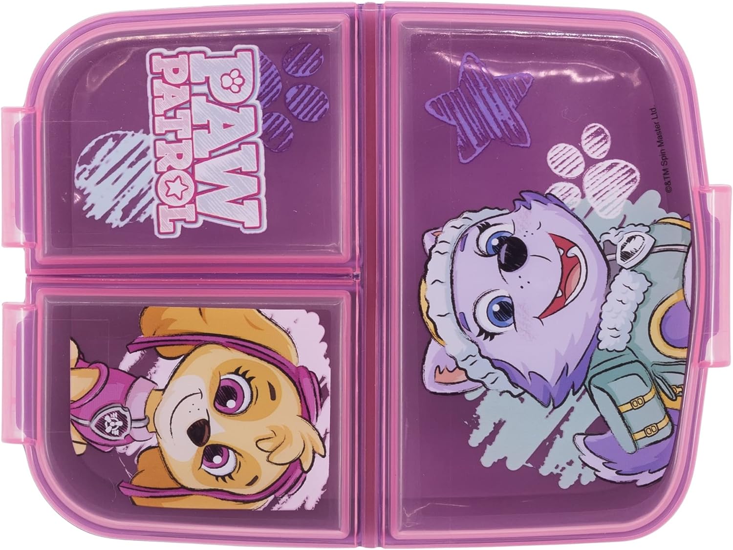 Stor 74520 SANDWICHERA Multiple PAW Patrol Girl Sketch Essence Lunch Box, Plastic