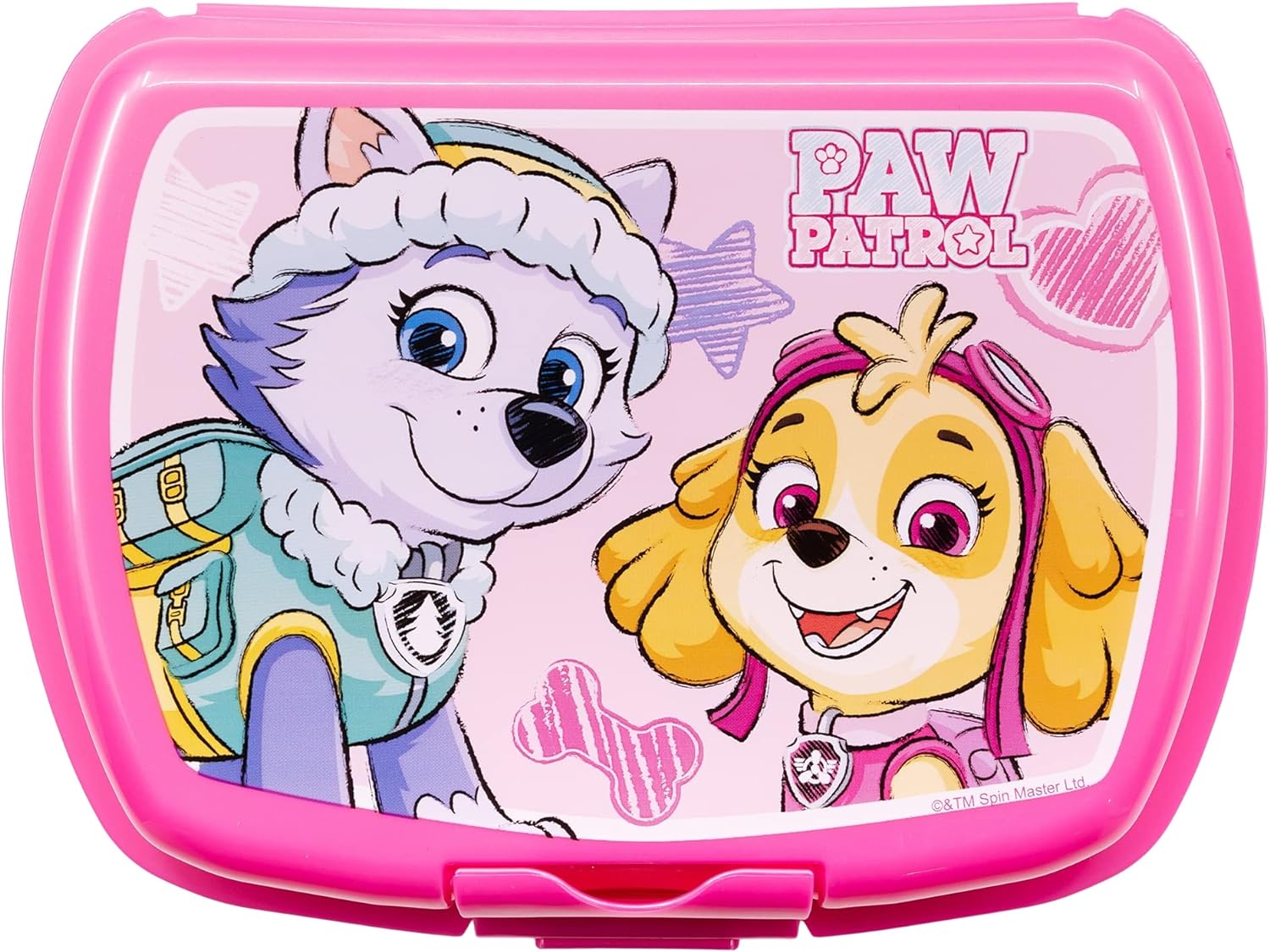 Stor 74538 SANDWICHERA Urban PAW Patrol Girl Sketch Essence Lunch Box, Plastic
