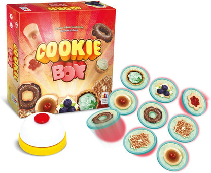 Asmodee - Cookie Box, Gioco da Tavolo per Tutta la Famiglia, 2-4 Giocatori, 6+ Anni, Edizione in Italiano