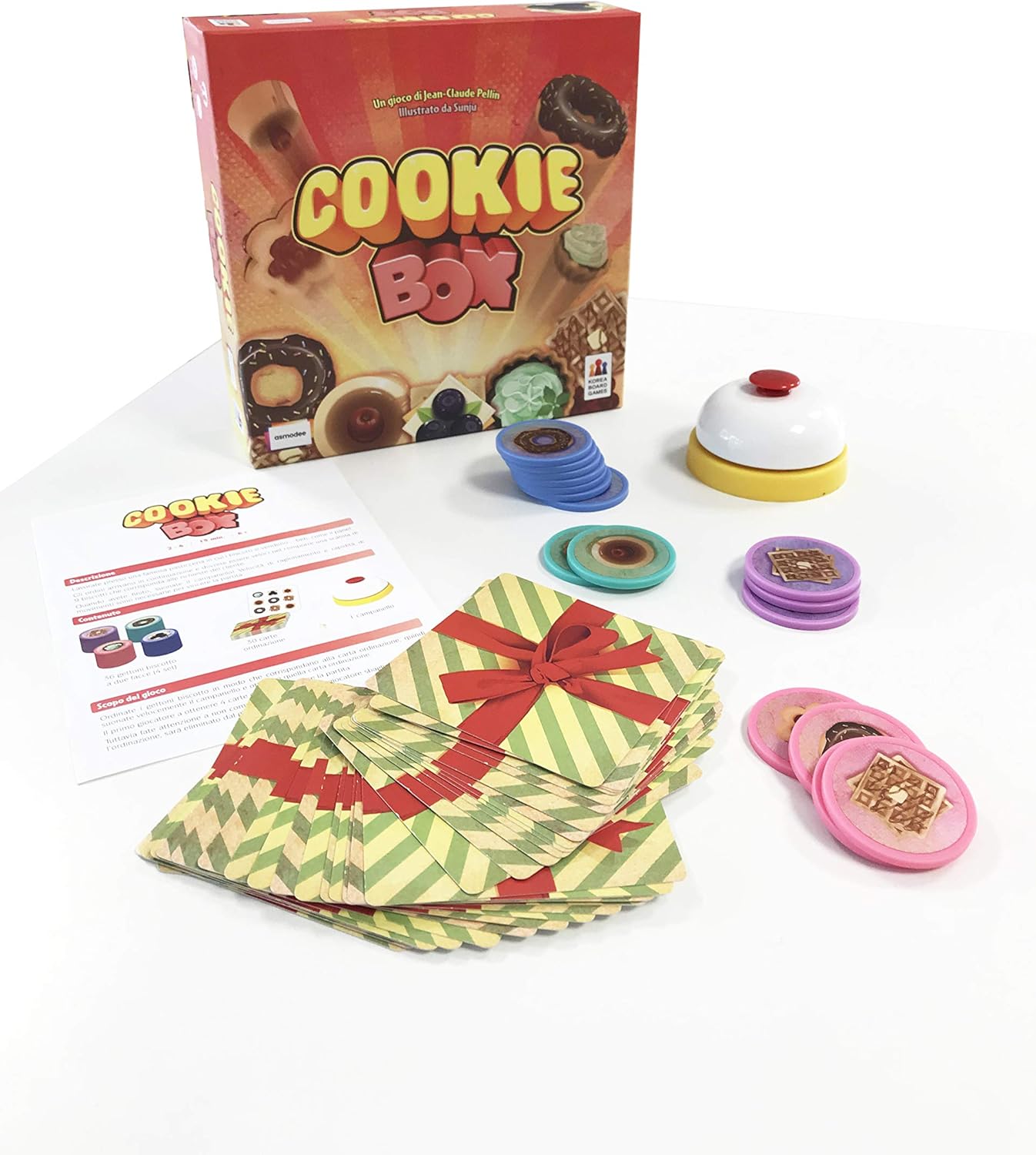 Asmodee - Cookie Box, Gioco da Tavolo per Tutta la Famiglia, 2-4 Giocatori, 6+ Anni, Edizione in Italiano