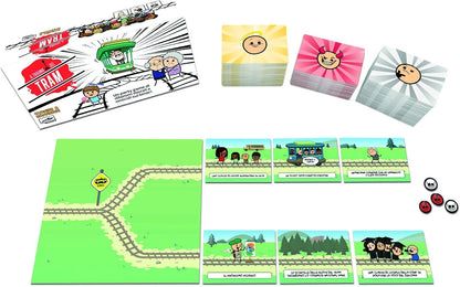 Asmodee | Il Trauma del Tram | Gioco da Tavolo, Divertente Party Game, 3-13 Giocatori, 16+ Anni, Edizione in Italiano
