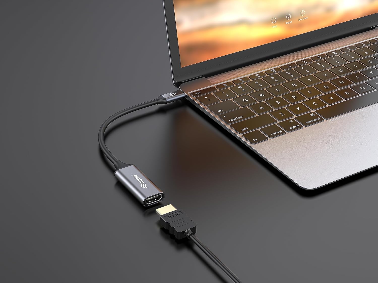 Equip 133491 USB-C to HDMI 2.0 Adapter 4K/60Hz