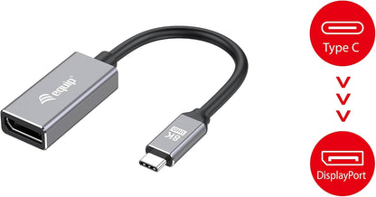 Equip 133493 USB-C to DisplayPort 1.4 Adapter 8K/30Hz