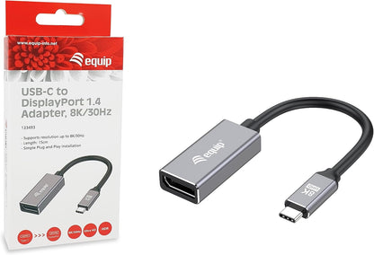 Equip 133493 USB-C to DisplayPort 1.4 Adapter 8K/30Hz