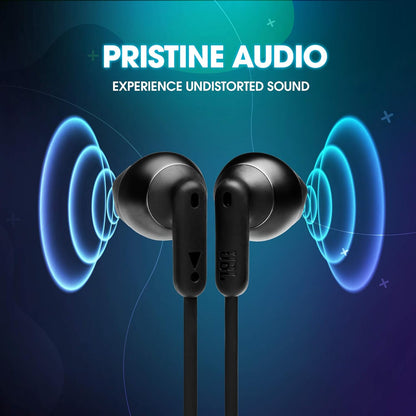 JBL TUNE 215BT Cuffie Auricolari Wireless, Cuffia Auricolare senza Fili Bluetooth 5.0, con Microfono Integrato, Vivavoce e Cavo Piatto Antigroviglio, fino a 16h di Autonomia