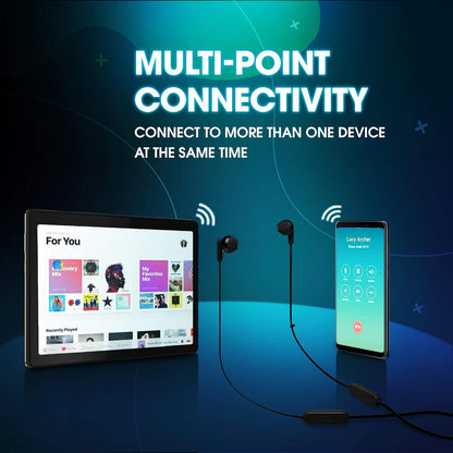 JBL TUNE 215BT Cuffie Auricolari Wireless, Cuffia Auricolare senza Fili Bluetooth 5.0, con Microfono Integrato, Vivavoce e Cavo Piatto Antigroviglio, fino a 16h di Autonomia