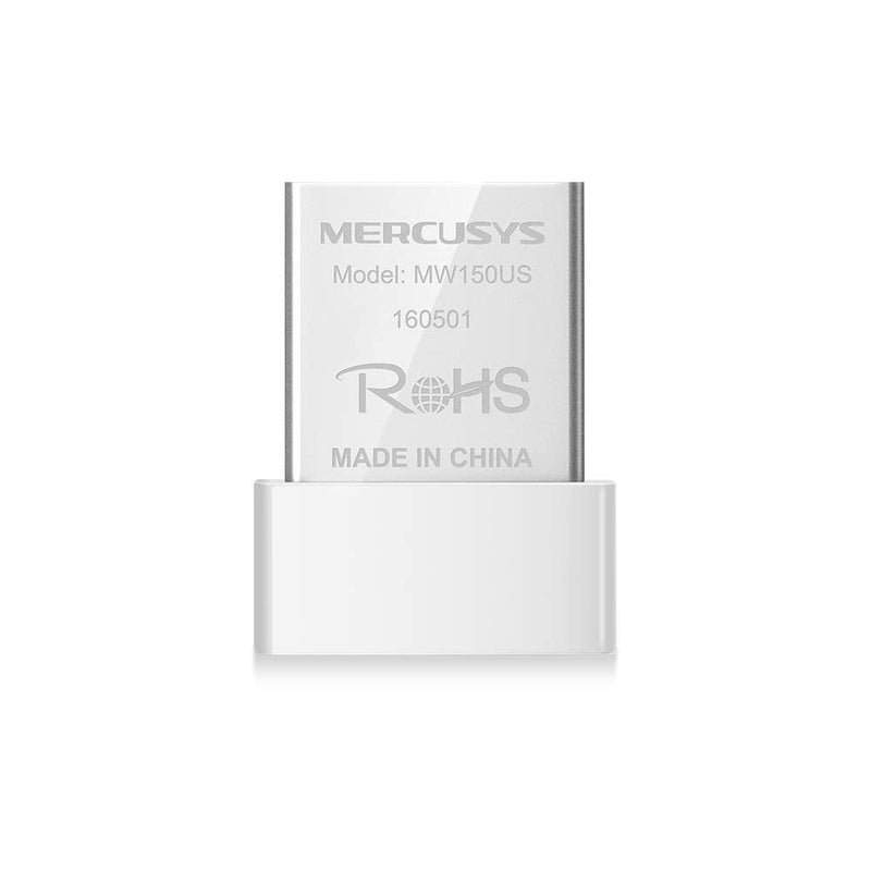 MERCUSYS MINI USB WiFi Dongle MW150US Wireless Adapter for PC Desktop Laptop, Support Windows 10/8.1/8/7/XP (32/64bit), by TP-Link