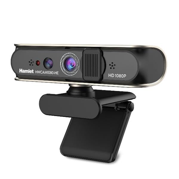 Webcam Usb Mic 1080P Priv.Cover+He