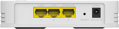 STRONG WiFi Mesh 1200 Add-On Repeater (WLAN Amplifier up to 1200 Mbit/s, 100 m², Dual Band, 3X Gigabit LAN) Black MESH1200ADD 1200 Mbit/s, pack of 1