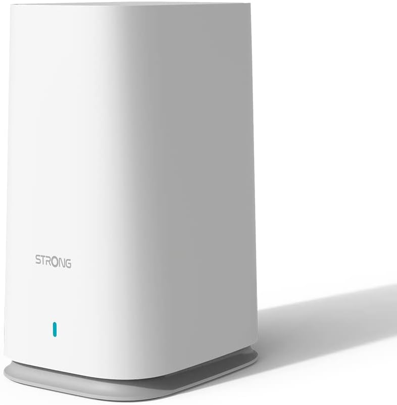 STRONG Atria Wi-Fi Mesh Home Kit 2100, WLAN Amplifier, Repeater, 200 m² Coverage, 2100 Mbit/s, 2.4 GHz + 5 GHz, 3 x Gigabit LAN/WAN Ethernet Ports, White