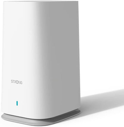 STRONG Atria Wi-Fi Mesh Home Kit 2100, WLAN Amplifier, Repeater, 200 m² Coverage, 2100 Mbit/s, 2.4 GHz + 5 GHz, 3 x Gigabit LAN/WAN Ethernet Ports, White