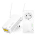 STRONG Powerline WI-FI 600 KIT | Powerline Adapter + Powerlan WLAN Adapter | Hotspot | bis zu 600 Mbit/s | Reichweite über 300 m