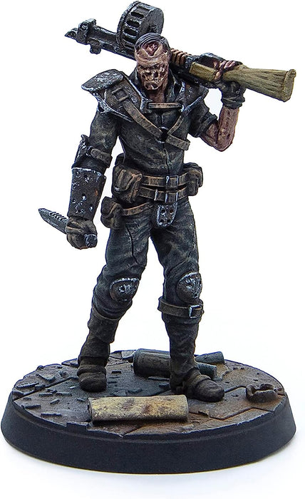 Fallout Wasteland Warfare: Survivors: Capital Companions - 3 Miniatures, 32mm Unpainted Resin Figures, Capital Wave