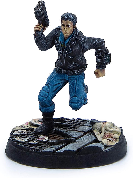 Fallout Wasteland Warfare: Survivors: Capital Companions - 3 Miniatures, 32mm Unpainted Resin Figures, Capital Wave