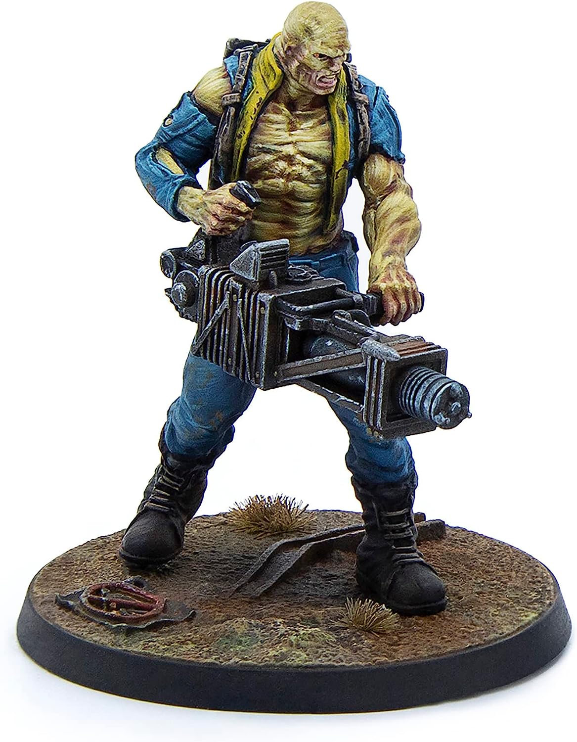 Fallout Wasteland Warfare: Survivors: Capital Companions - 3 Miniatures, 32mm Unpainted Resin Figures, Capital Wave