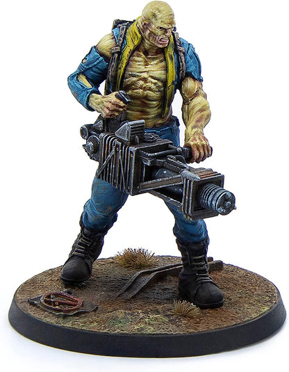 Fallout Wasteland Warfare: Survivors: Capital Companions - 3 Miniatures, 32mm Unpainted Resin Figures, Capital Wave