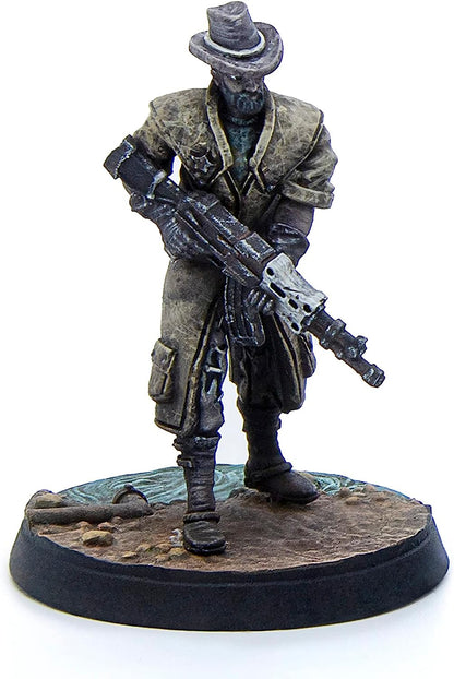 Fallout Wasteland Warfare: Survivors: Washington Personalities - 3 Miniatures, 32mm Unpainted Figures, Capital Wave