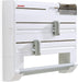 Leifheit Parat Plus Kitchen Roll Holder, Wall Mounted Roll Holder for Film, Foil and Paper, with Cutters for Foil, Foil Cutter Dispenser, White, 39 x 32 x 10 cm, Takes Rolls to 30.5 cm