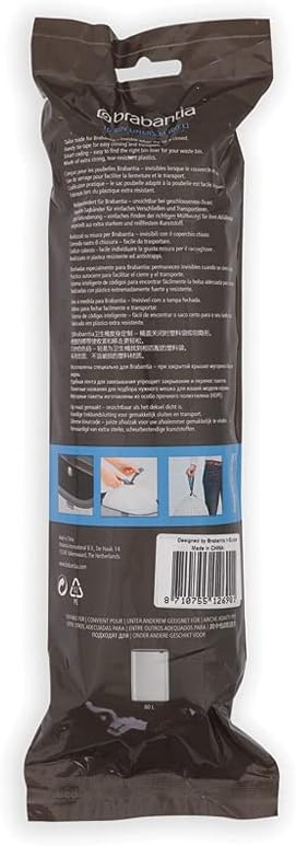 Brabantia PerfectFit Bin Bags Vuilniszakken ( M ) 60 LTR 10 Pcs
