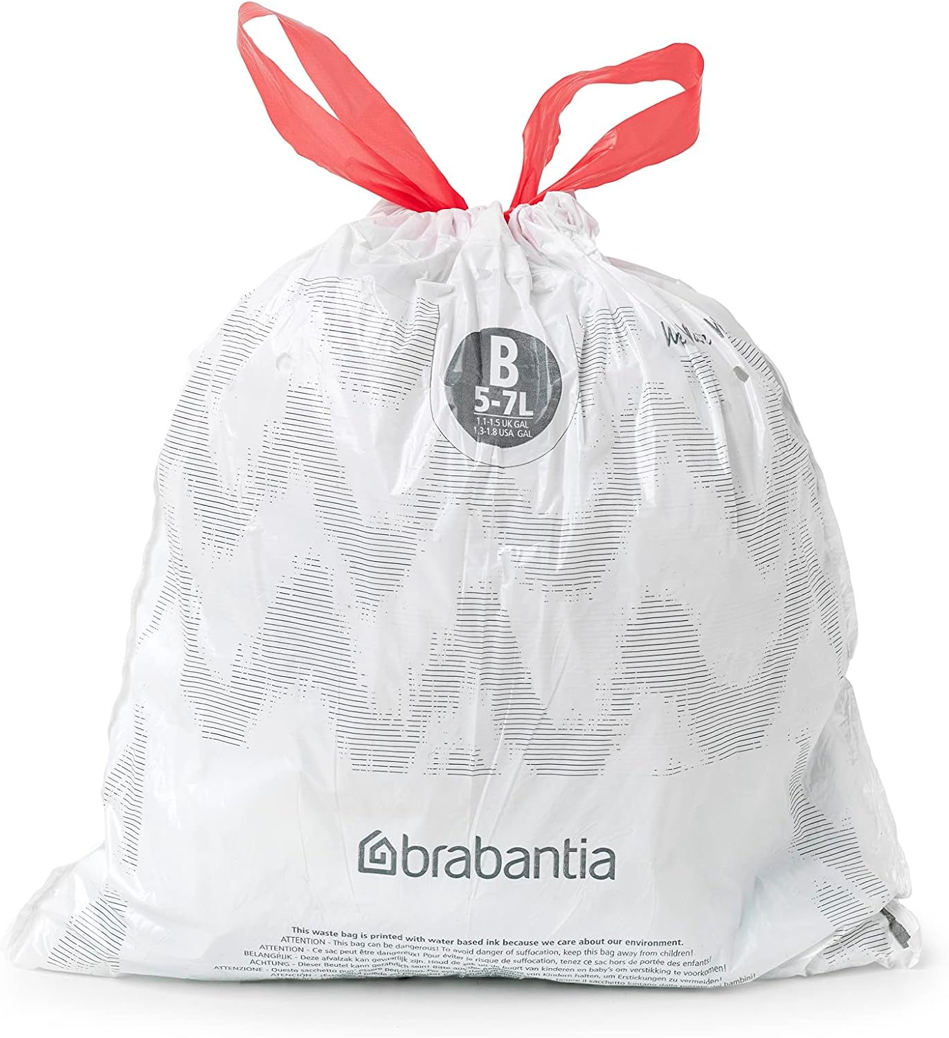 Brabantia PerfectFit Bin Bags Vuilniszakken ( B ) 5 LTR 20 Pcs