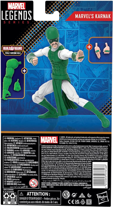 Marvel Legends Series-Figura de Karnak de 15 cm-Cómics, Color Verde, M (Hasbro F36845X0