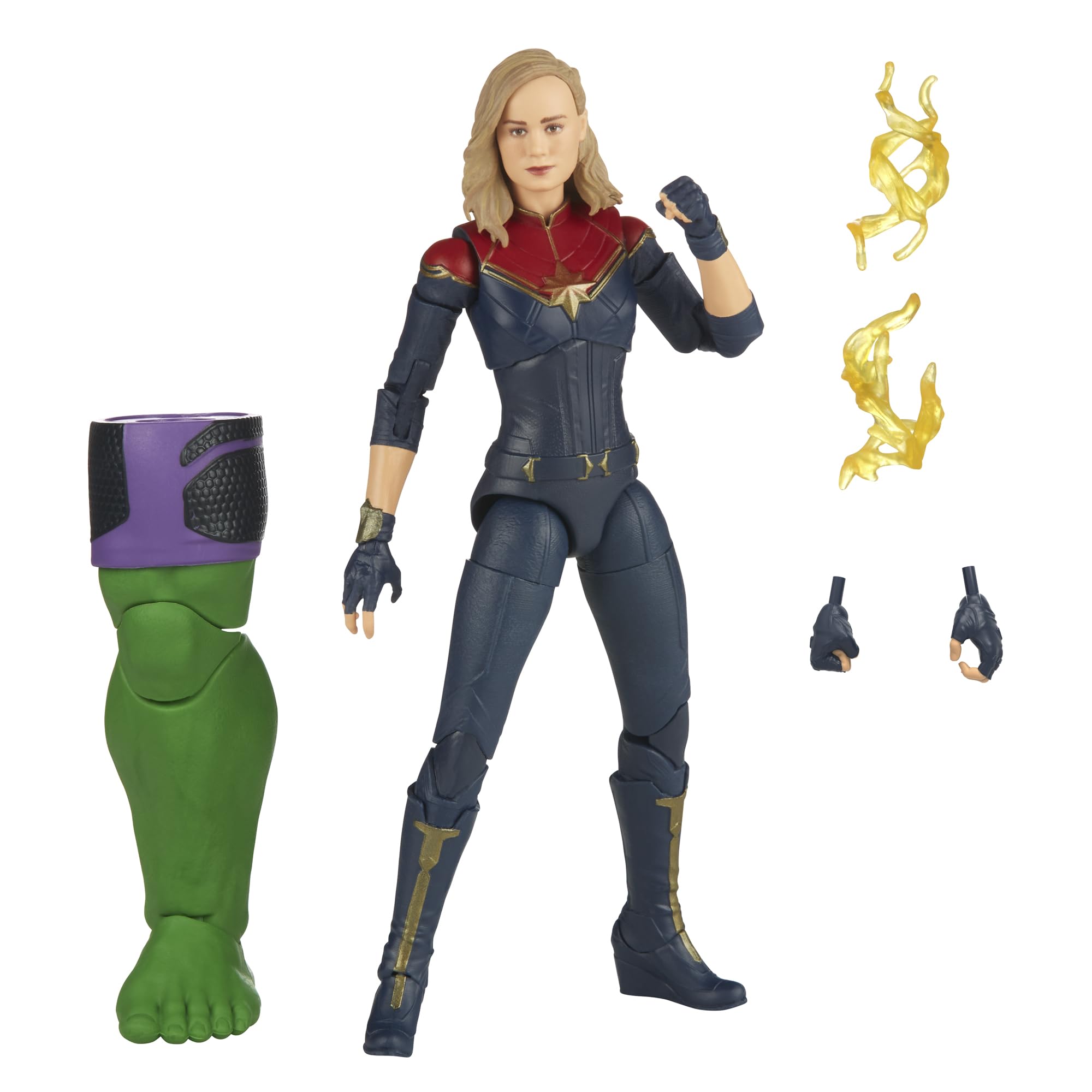 Marvel The Marvels (Captain Toys Legends Series-Figura 15 cm-Película Capitana 2, Color Azul, M (Hasbro F36805X0