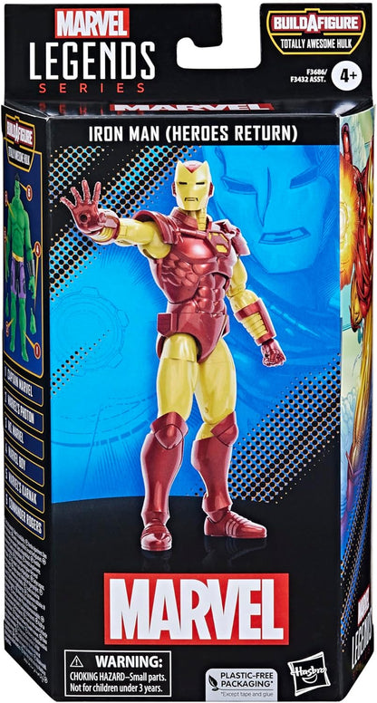 Marvel Legends Series-Figura de Iron Man (Heroes Return) de 15 cm-Cómics (Hasbro F36865X0