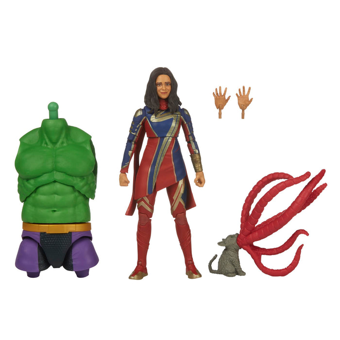 Marvel Legends Series Ms. Marvel, The Marvels 6-Inch Collectible Action Figures, Toys for Ages 4 and Up