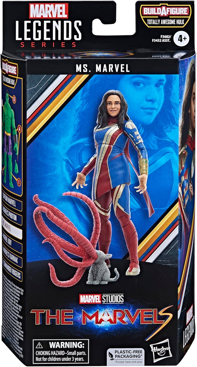 Marvel The Marvels Toys Sra Legends Series-Figura de Ms 15 cm-Película Capitana 2, Color Azul, Medium (Hasbro F36825X0