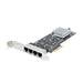 StarTech.com 4-Port 2.5Gbps NBASE-T PCIe Network Card, Intel I225-V, Quad-Port Computer Network Card, Multi-Gigabit NIC, PCI Express Server LAN Card, Desktop Ethernet Interface (PR42GI-NETWORK-CARD