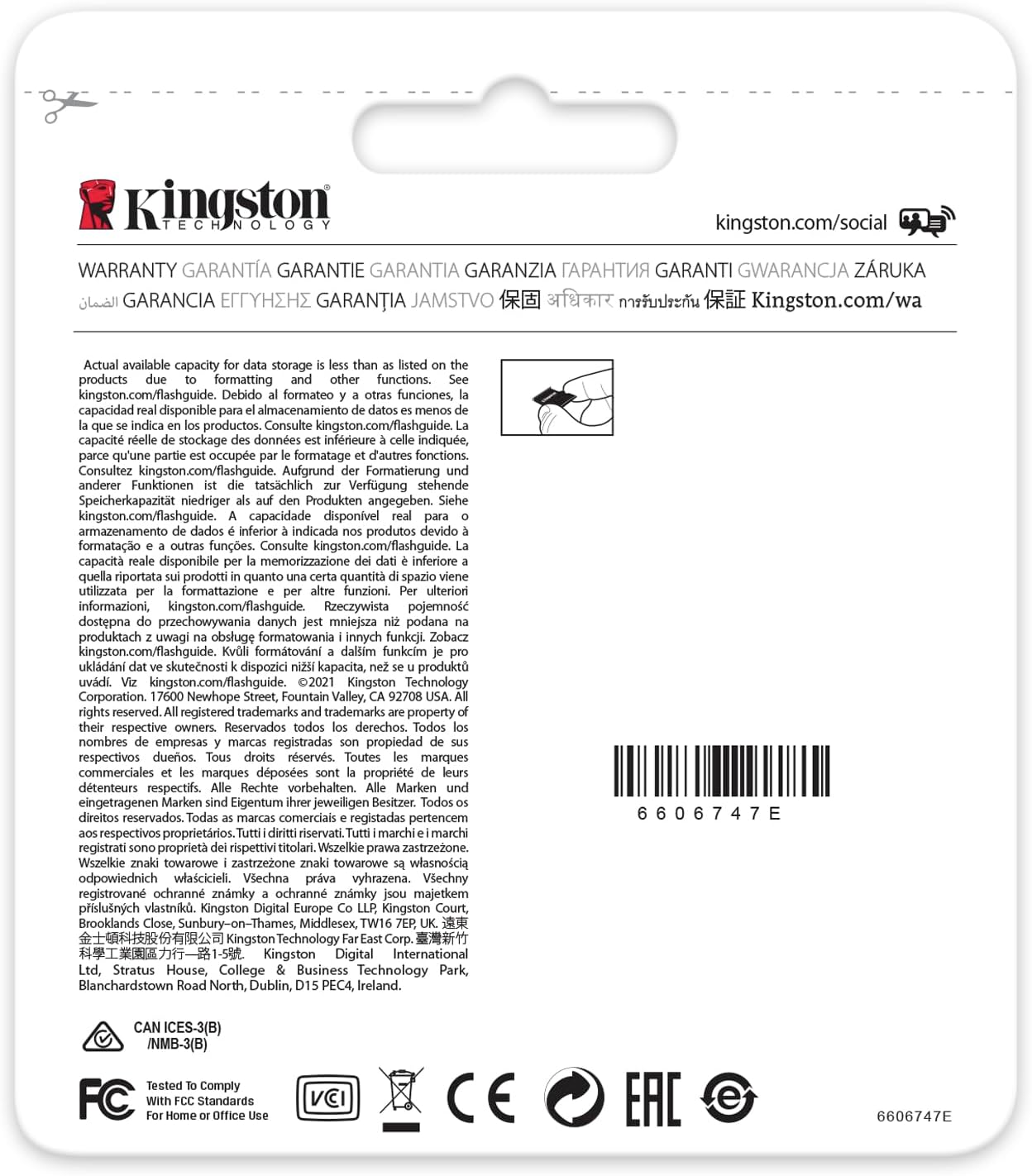 Kingston High Endurance microSDXC95R/45W C10 A1 UHS-I SDCE/