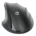 Manhattan 190237 Ergonomische Wireless Maus mit USB-A und USB-C™ 2-in-1 Receiver schwarz