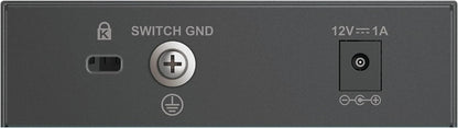 D-Link DMS-105 5-Port 2.5G Multi-Gigabit Unmanaged Desktop Switch with five 2.5 Gigabit Ports, Fanless, Low Profile, Compact, Metal Housing, QoS, Plug and Play