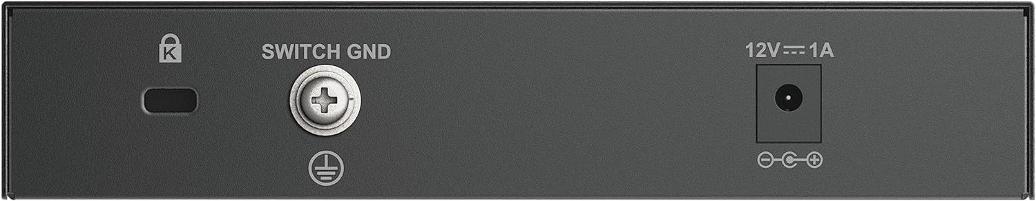 D-Link DMS-108 8-Port 2.5G Multi-Gigabit Unmanaged Desktop Switch with eight 2.5 Gigabit Ports, Fanless, Low Profile, Compact, Metal Housing, QoS, Plug and Play