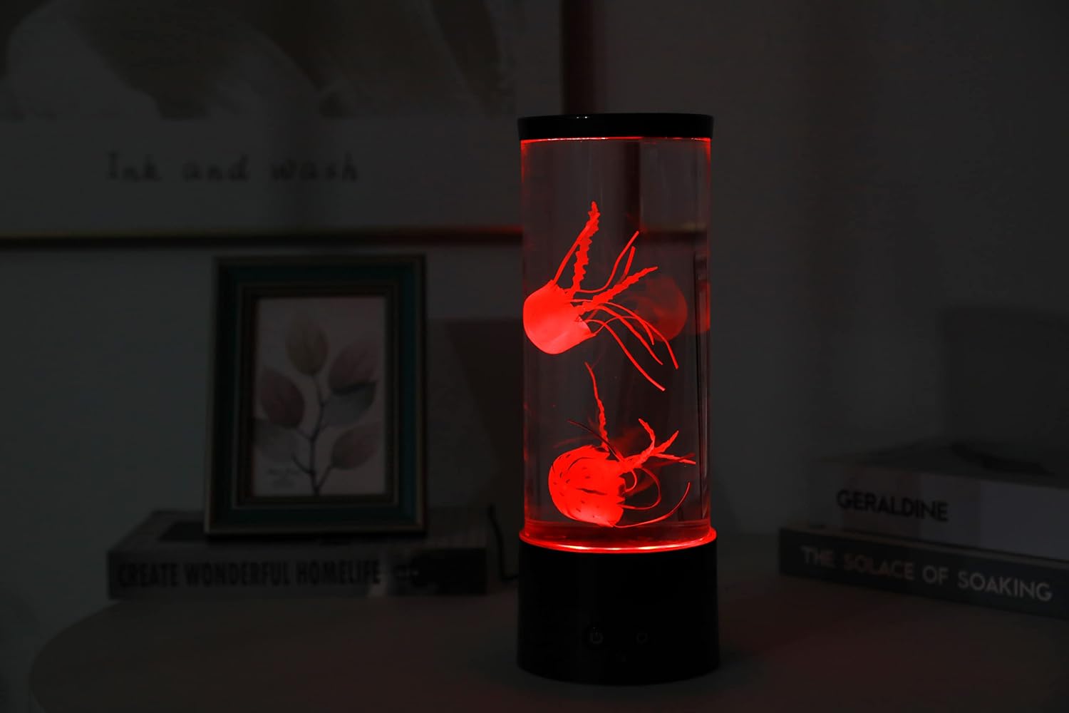 I-TOTAL® - Elegant LED Medusa Lamp with Colour Changing Remote Control for Creating Unique Atmospheres - 16 Colours