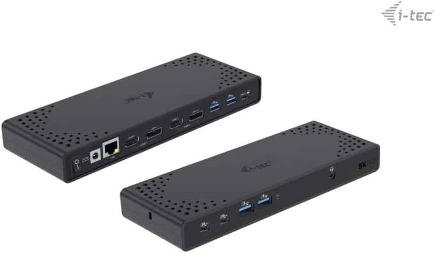 i-tec USB-A/-C TB Dual Dock Dual Display Dock PD 100W