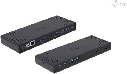 i-tec USB-A/-C TB Dual Dock Dual Display Dock PD 100W
