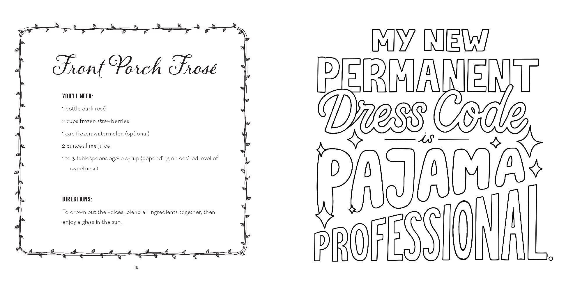 Work from Home: A Coloring and Activity Book for Grown-ups (LOL as You WFH