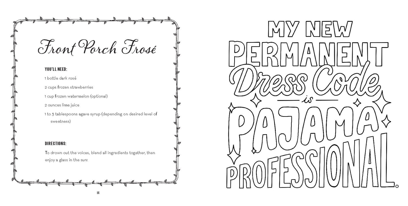 Work from Home: A Coloring and Activity Book for Grown-ups (LOL as You WFH