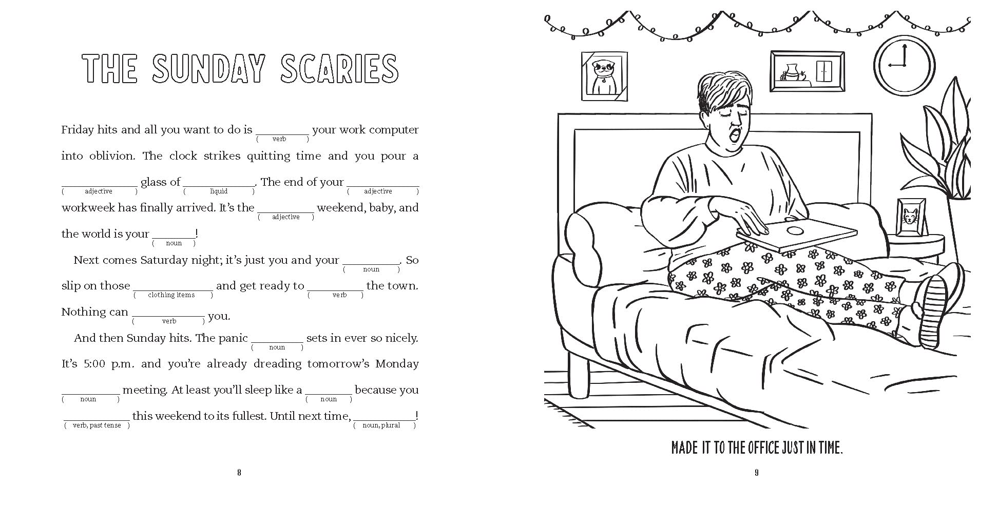 Work from Home: A Coloring and Activity Book for Grown-ups (LOL as You WFH