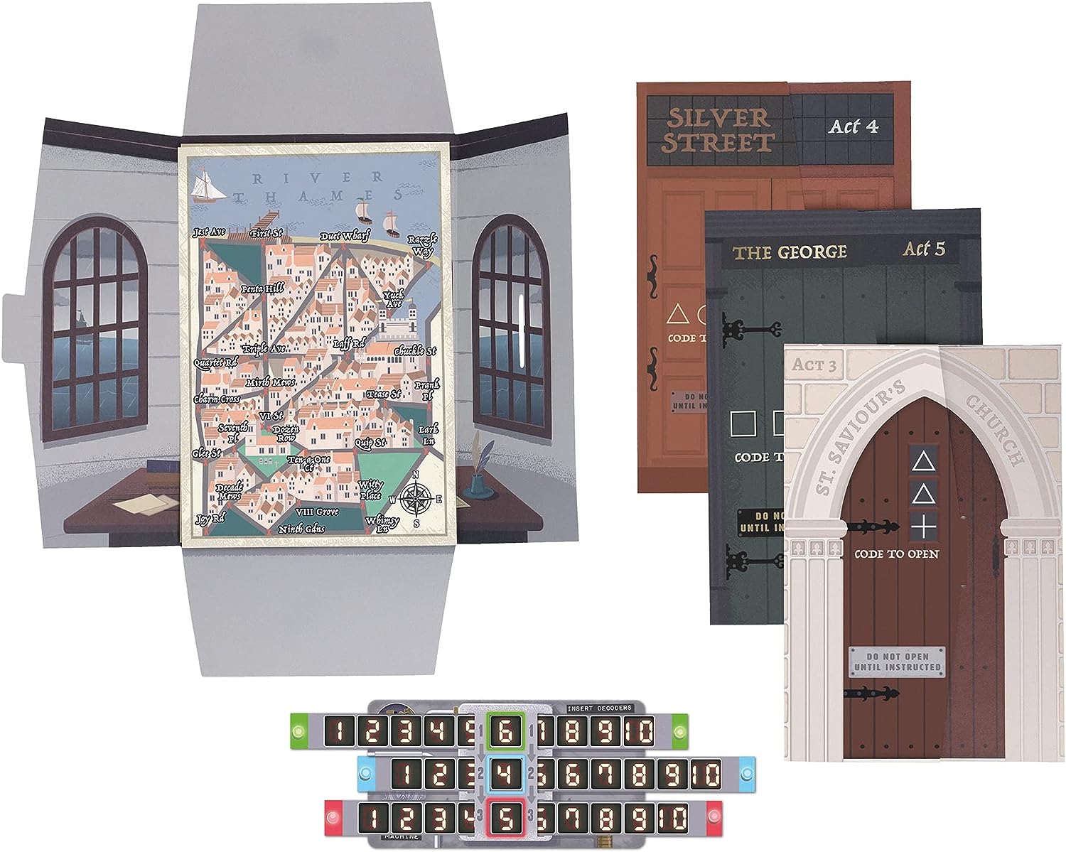 Ridley's Games Timescape Saving Shakespeare | Escape Room Adventure | Age 12+ | 1+ Players | 90 Minutes of Fun Family Board Game for Game Night, Party Game for Adults and Kids