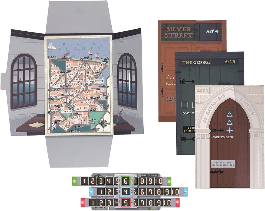 Ridley's Games Timescape Saving Shakespeare | Escape Room Adventure | Age 12+ | 1+ Players | 90 Minutes of Fun Family Board Game for Game Night, Party Game for Adults and Kids