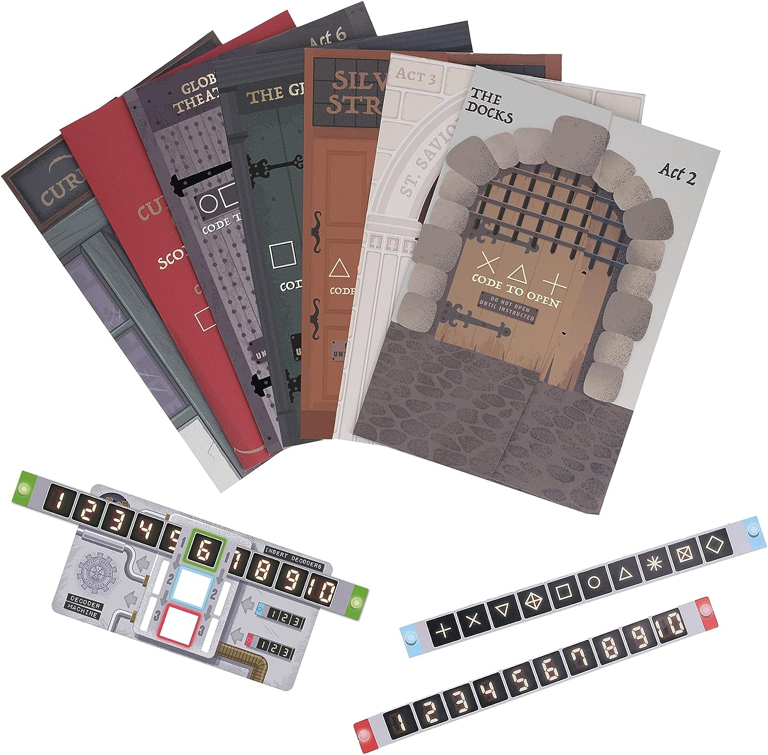 Ridley's Games Timescape Saving Shakespeare | Escape Room Adventure | Age 12+ | 1+ Players | 90 Minutes of Fun Family Board Game for Game Night, Party Game for Adults and Kids