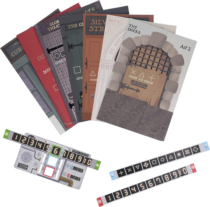 Ridley's Games Timescape Saving Shakespeare | Escape Room Adventure | Age 12+ | 1+ Players | 90 Minutes of Fun Family Board Game for Game Night, Party Game for Adults and Kids