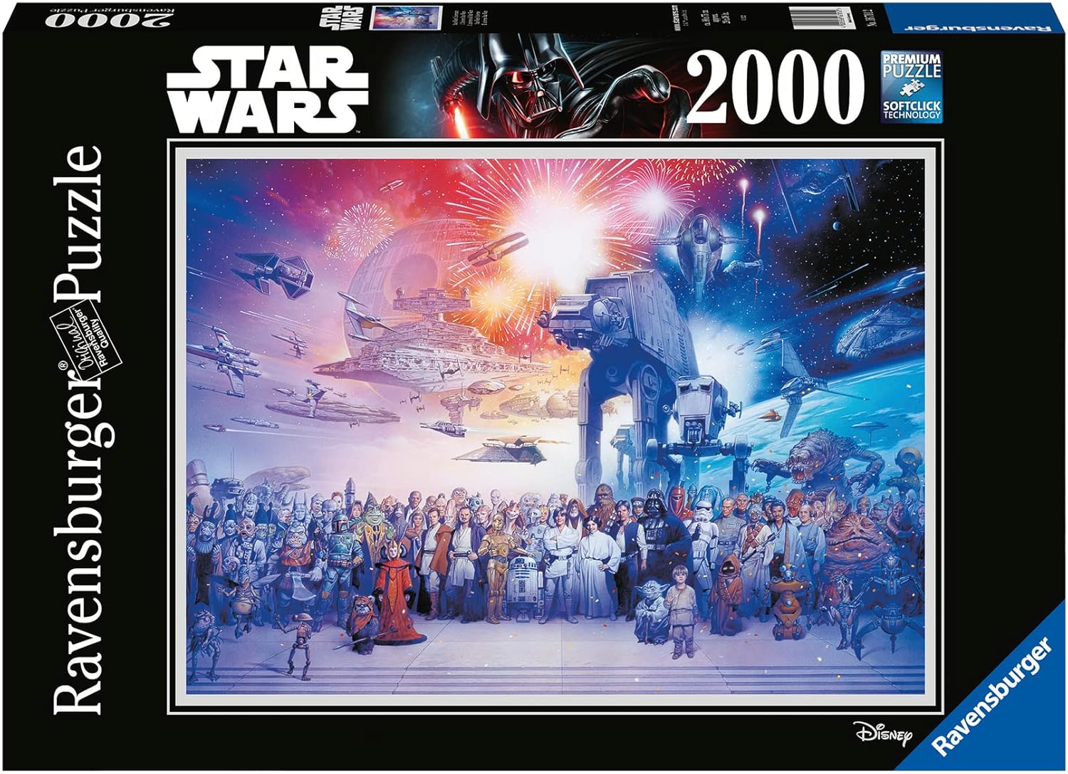 Ravensburger Star Wars Universe 2000 Piece Jigsaw Puzzle for Adults - 16701 - Every Piece is Unique, Softclick Technology Means Pieces Fit Together Perfectly